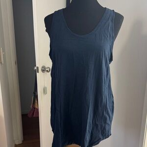 Elegant Midnight Blue Tank Top
